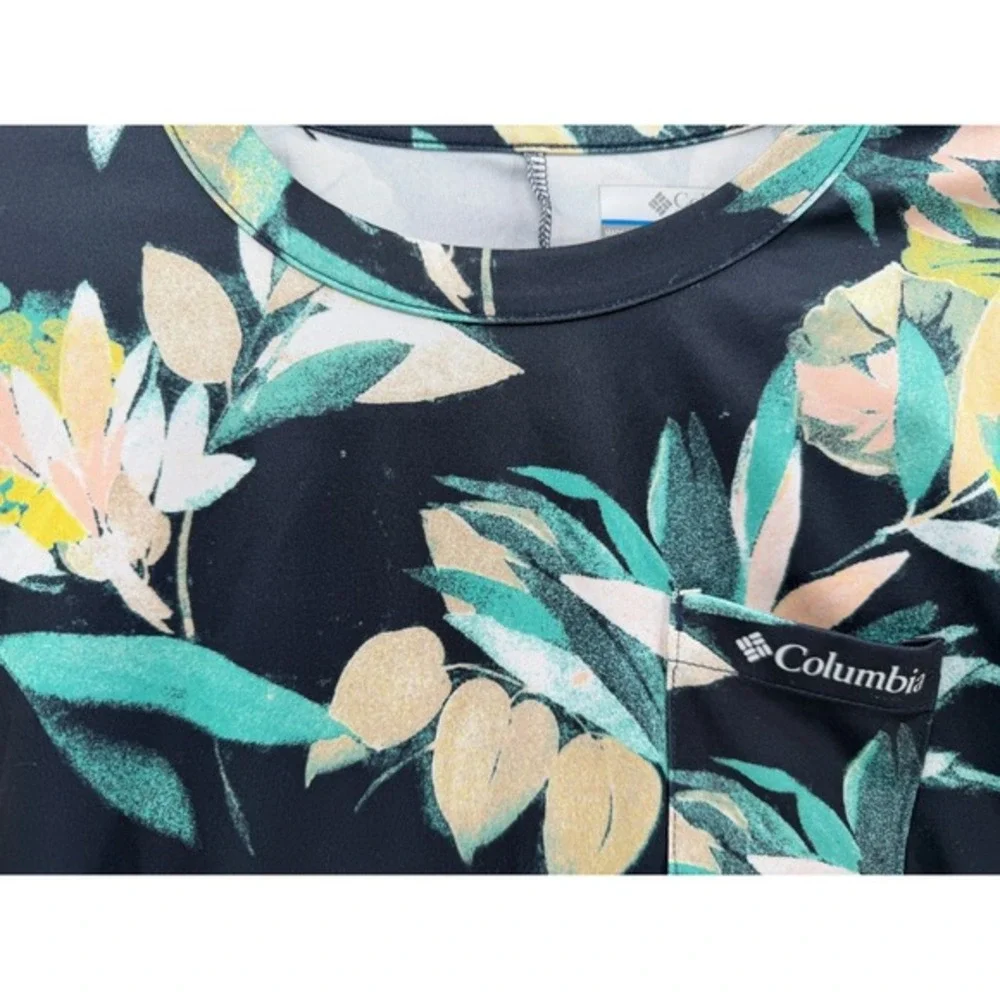 Columbia Girls Parker Ridge Dress Size M 10/12 Resort Vacation Omni-Shade‎ Wick